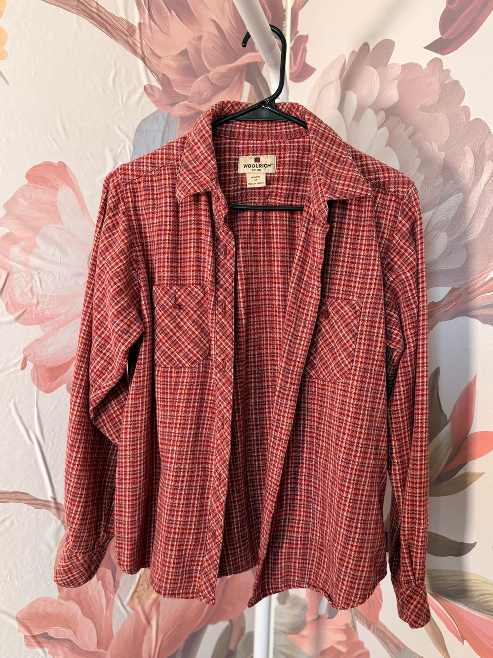 Woolrich Red Plaid Button Down Flannel Shirt